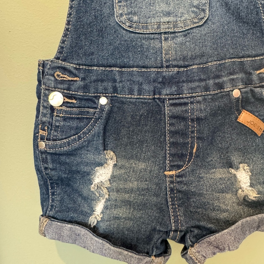 JOES JEANS baby girl Jean shortalls - Picture 6 of 10